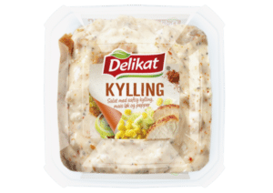 Delikat kyllingsalat. Pakningsbilde.