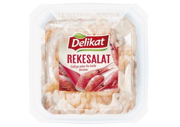 Delikat rekesalat. Pakningsbilde.