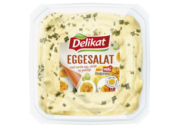 Delikat Eggesalat. Pakningsbilde.