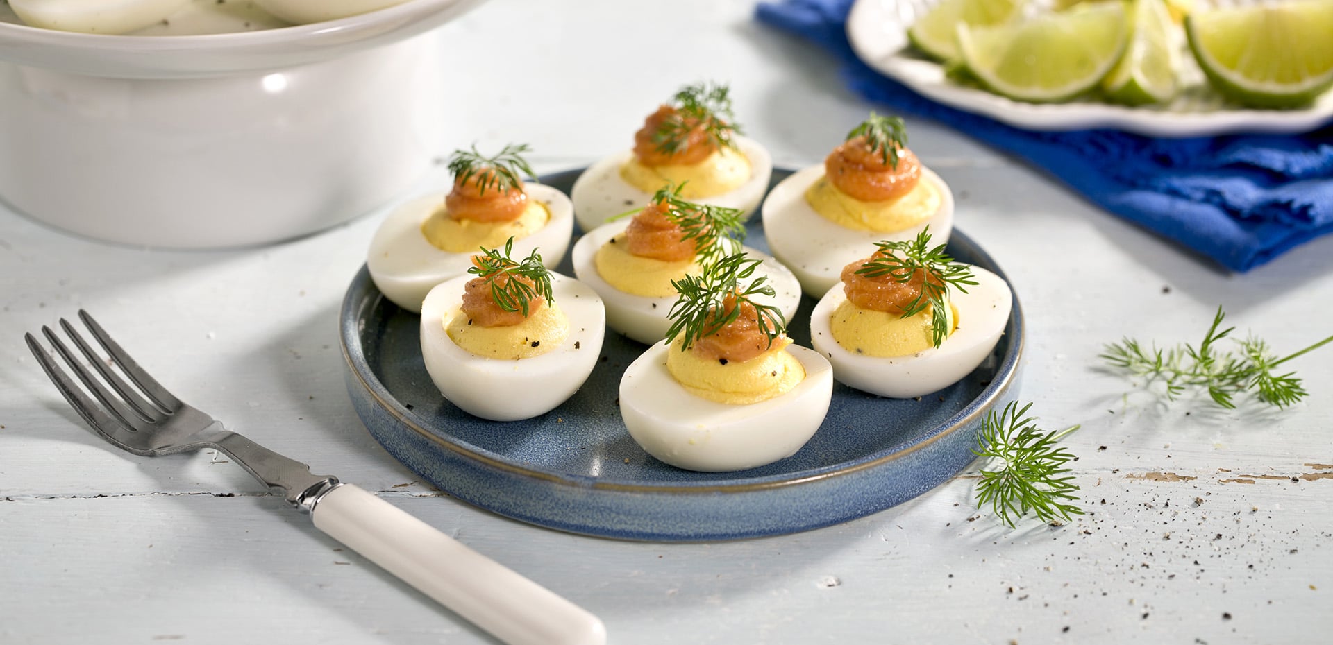 Bilde av deviled eggs