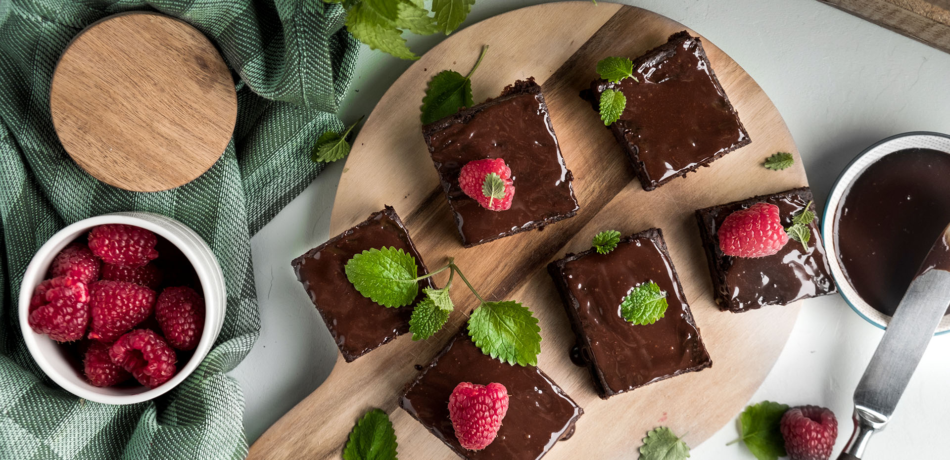 Sunne brownies av søtpotet