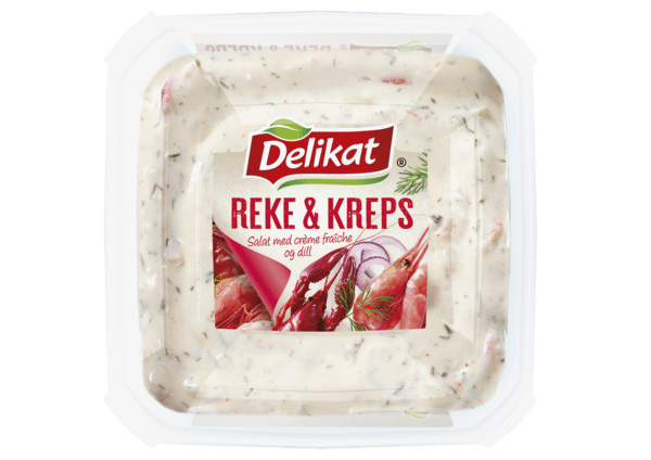 Delikat reke- og krepsesalat