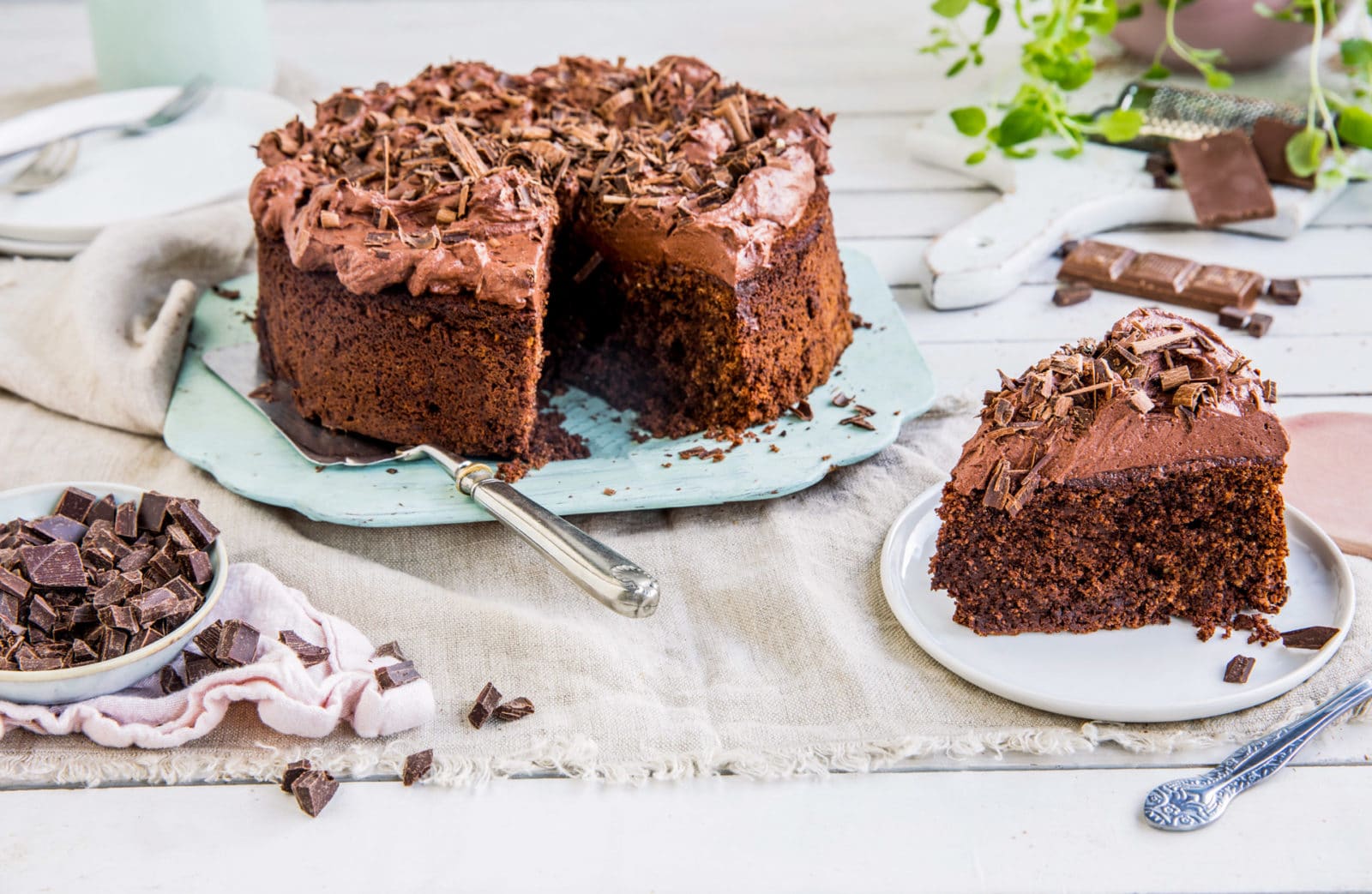 Glutenfri sjokoladekake