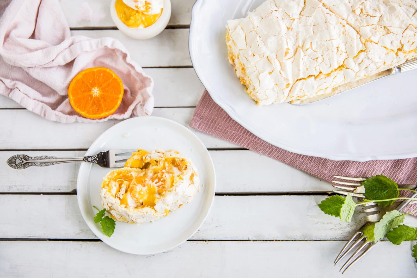 Budapestkake med vaniljekrem