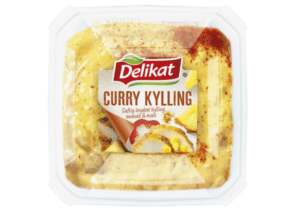 Curry kyllingsalat. Pakningsbilde.