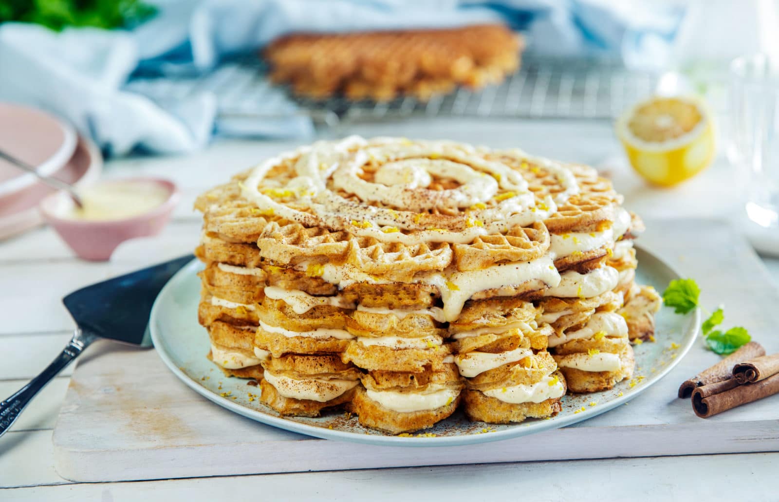 Kanelbollevafler