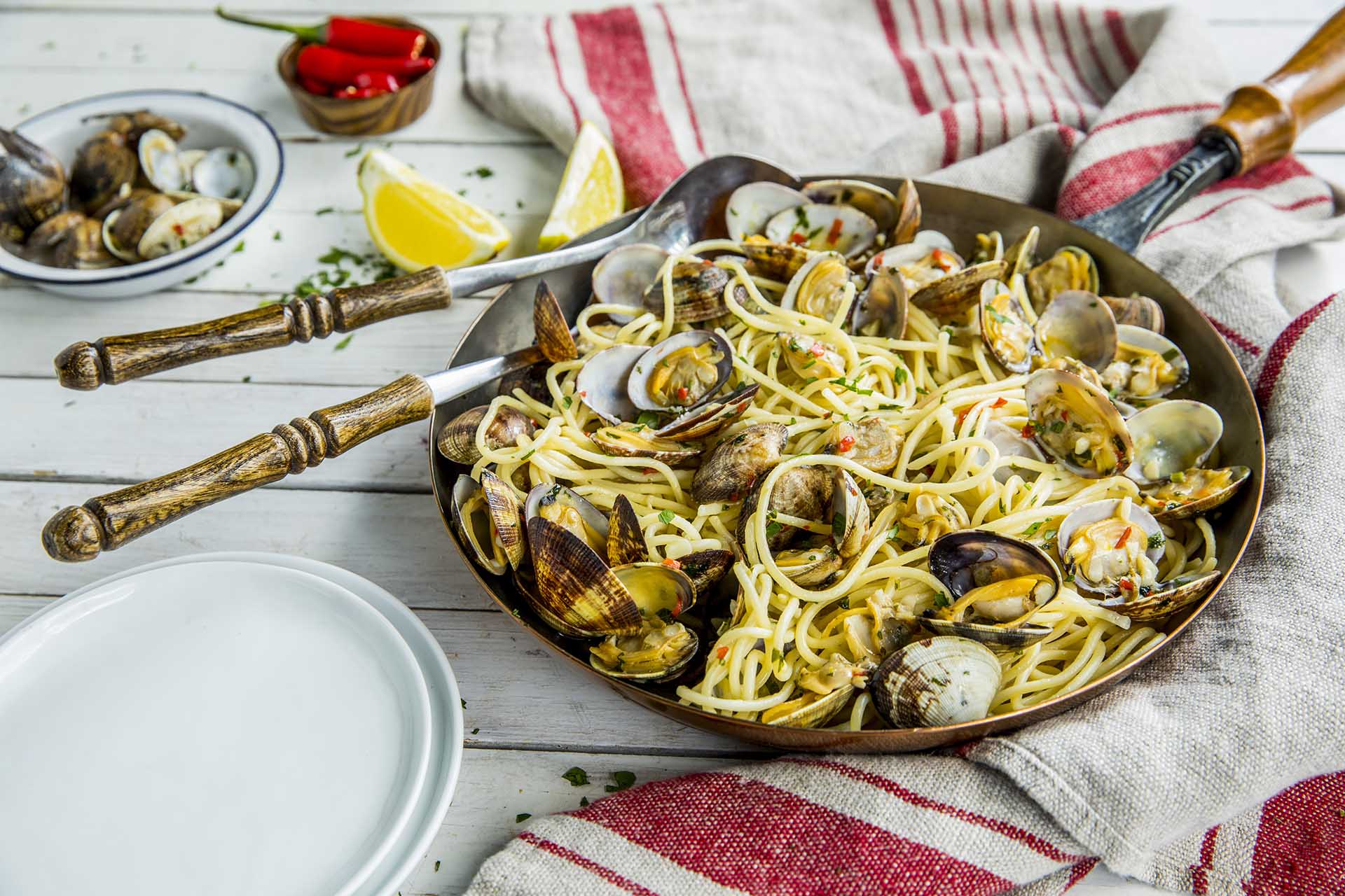 Spaghetti vongole