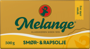 Melange med smør- og rapsolje