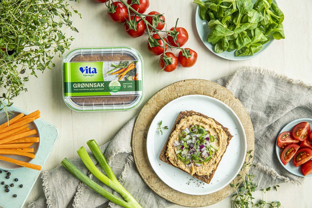 Vita hjertego' grønnsakspostei